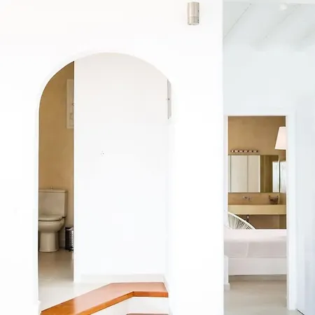 别墅 Luxury White Villa W Private Pool In Mikonos 卡拉法蒂斯