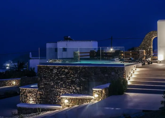 Luxury White Villa W Private Pool In Mikonos 别墅 *
