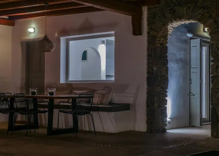 Luxury White Villa W Private Pool In Mikonos 别墅 卡拉法蒂斯