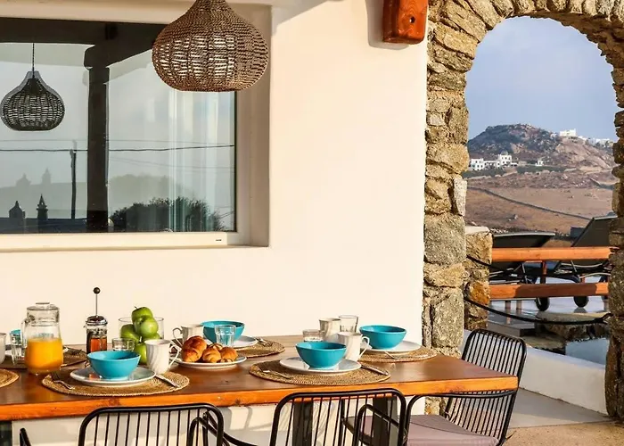 Luxury White Villa W Private Pool In Mikonos 别墅