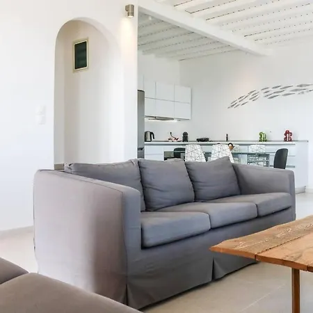 Luxury White Villa W Private Pool In Mikonos * Kalafatis