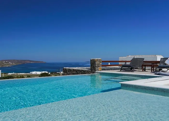 Luxury White Villa W Private Pool In Mikonos Βίλα