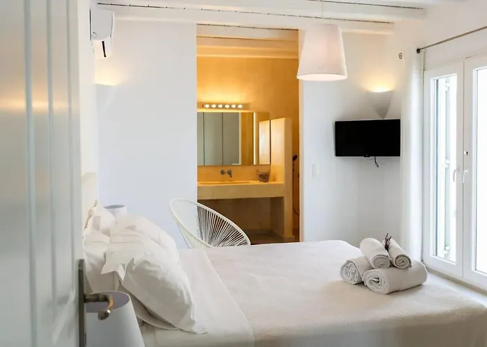 Luxury White Villa W Private Pool In Mikonos Βίλα Καλαφάτη