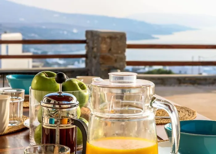 Luxury White Villa W Private Pool In Mikonos Καλαφάτη