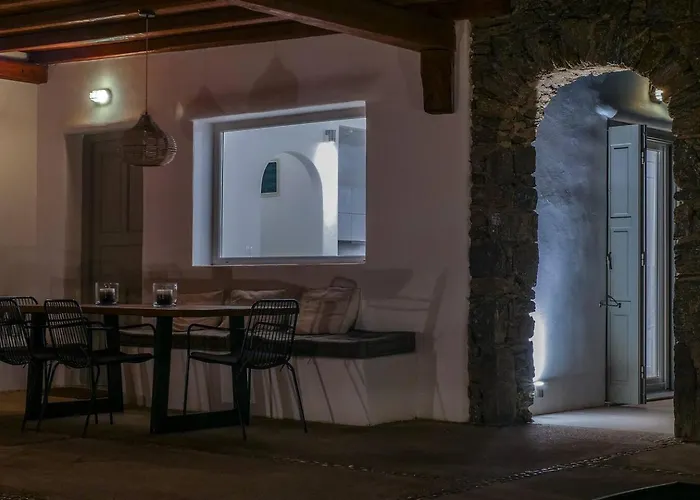 Luxury White Villa W Private Pool In Mikonos Kalafati