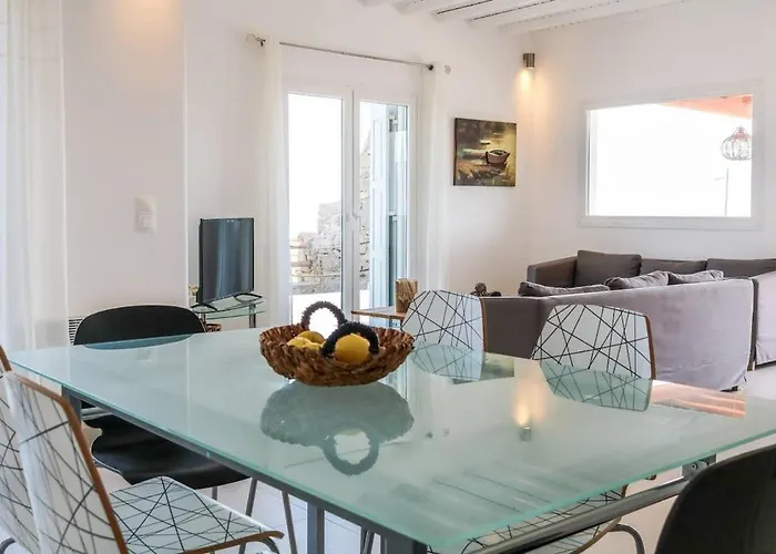 Luxury White Villa W Private Pool In Mikonos Willa *